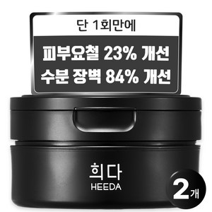 희다 지리산 촉촉 숯 클렌징밤 요철 좁쌀 모공 피지 개선 저자극 민감성, 2개, 100ml