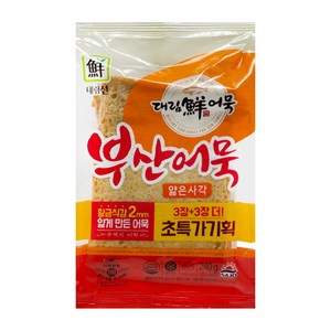 대림 부산어묵 얇은사각 240g, 1개