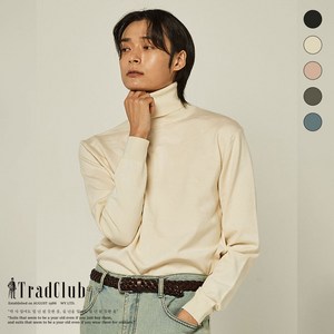 (트래드클럽) 베리 목폴라 남성 니트 스웨터 (긴목 반목 5컬러)