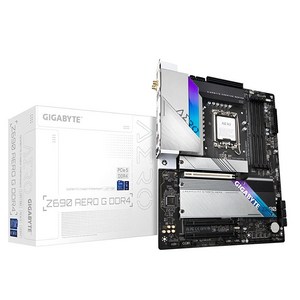 GIGABYTE Z690 AERO G DDR4(LGA 1700/ Intel Z690/ ATX/ DDR4/ Quad M.2/ PCIe 5.0/ USB 3.2 Gen2X2 Type-C