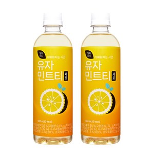 일화차시 제로 유자민트티, 500ml, 6개