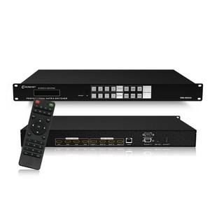아크로넷 VDK-HD4X4 4K HDMI 매트릭스 스위치 4포트 리모컨 TCP/IP 지원