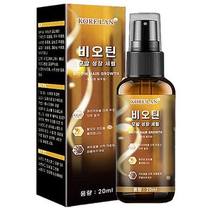 [당일배송] KORE LAN 탈모 모발 활력 증진 모낭 보습 성장 촉진에센스, 20ml, 1개