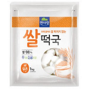 면사랑 쌀떡국떡, 1kg, 3개