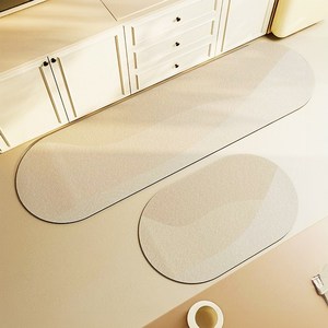 네이처플로우 빨아쓰는 규조토 뽀송 발매트, 혼합색상, 1개