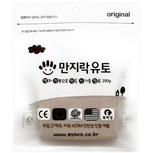 이야코 만지락 유토 점토 소프트유토 200g, 2개