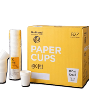 노브랜드 종이컵 180ml (1000개), 노브랜드 종이컵180ml (1000개), 1000개