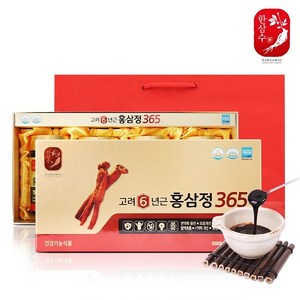 고려홍삼정 365 고려 6년근 선물세트, 240g, 4개