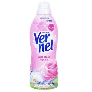 버넬 고농축 섬유유연제 와일드 로즈 본품, 900ml, 4개