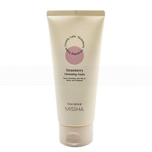 미샤 크리미 라떼 클렌징 폼 딸기, 172ml, 4개
