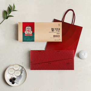 정관장 활기단 10환 정관장포장 쇼핑백 홍삼선물세트, 1박스, 10정