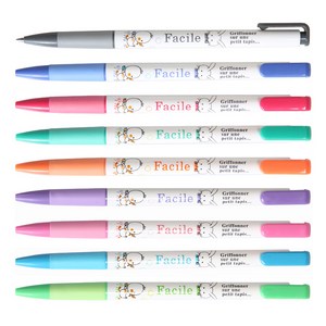 [오피스스쿨] 제노 캐릭터 볼펜 0.7mm (9중택1) / 필기구 볼팬, 제노 캐릭터 볼펜 0.7mm_초록