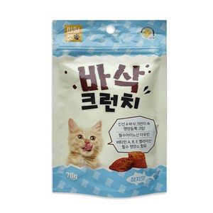 아임캣 바삭 크런치 70g 참치맛, 4개