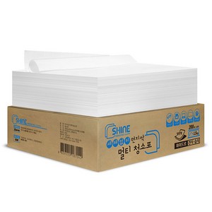 하이드로 멀티청소포 1.5kg 200매 빨아쓰는행주 해동지 숙성지 다회용, 1개