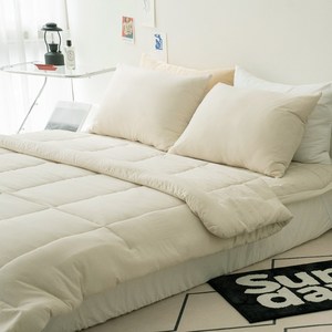 구름촉감 크레용 세미워싱 차렵이불세트/패드세트 (S/Q)