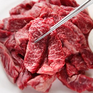 냉장 한우 400g+400g 등심+업진살 800g 가성비 끝판 구이용, 2개, 400g