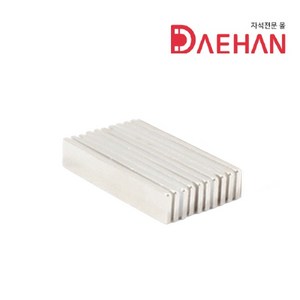 초강력 네오디움 사각자석 50x10x2mm, 10개