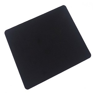 휴대용 사각 마우스패드_블루 데스크패드, 블랙, 1개