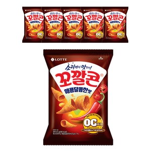 꼬깔콘 매콤달콤한맛, 67g, 6개