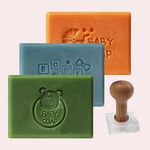 캔들바다 비누도장 - BABY SOAP 비누스탬프 아기비누스탬프, [ b09 ], 1개