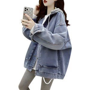 여성 캐주얼 후드 청자켓 데일리 데님자켓 Women's jacket