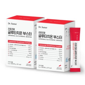 닥터슈머 리포좀 글루타치온 부스터 3g x 30포, 90g, 2개