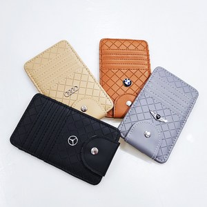 오프더프라임 차량용 썬바이저 카드 포켓 수납 지갑 자동차 카드포켓, 벤츠, 블랙, 1개