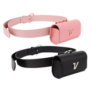 [VOLVIK] 볼빅 여성용 골프공 파우치+골프벨트 세트, 블랙, 볼빅여성벨트_파우치세트