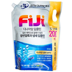 피지 FIJI 디나자임 프레시 2.0 프리미엄 세탁세제 액체세제, 1개, 11.8L