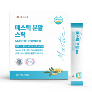 매스틱분말 스틱 3g x 30포 HACCP인증제품, 90g, 1개