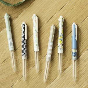 UNI x kippis 콜라보 스타일핏 젤잉크펜 4홀 바디홀더, AH그린, 색상, 1개