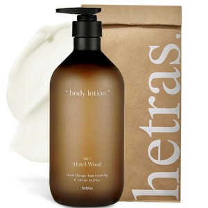 헤트라스 호텔 테라피 대용량 바디로션, 호텔우드, 1개, 1013ml