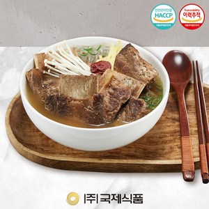 [국제식품] 초원농원 맛 그대로 진한육수 진짜 왕 갈비탕 1kg(4팩), 4개, 1kg