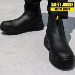 safety jogger 남자 끈없는 안전화 작업화 첼시부츠 타입