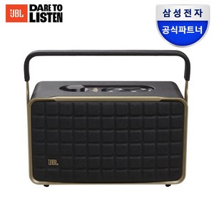 삼성공식파트너 JBL AUTHENTICS 300 블루투스 스피커 어센틱300 블랙 색상 (WIFI 멀티룸재생 스테레오2.0채널 최대100W출력 자동셀프튜닝 전용앱)