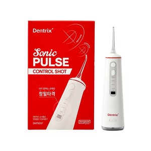[오늘출발] [쇼핑백증정] 동국제약 구강세정기 리뉴얼 덴트릭스 소닉펄스 컨트롤 샷 구강세정기 워터치실 치석제거 스켈링, 1개