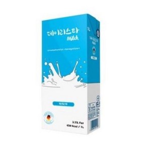 데이리스타 밀쉬 멸균우유 유지방3.5%, 1L, 12개