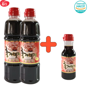 홍게간장 900ML 2EA + 간장200ml 홍게맛장소스 편스토랑 진서연 장민호 맛간장 양은지 W.A.T.B, 200ml, 2개