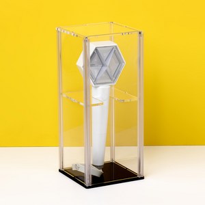 투명 아크릴 응원봉 케이스 주문제작 (응원봉 미포함), 블랙, 1개