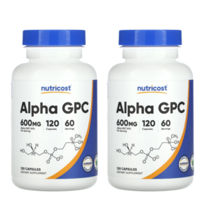 뉴트리코스트 알파 GPC 600mg 캡슐, 120정, 2개