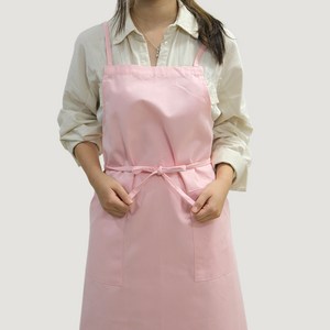 (무료 자수각인) 베스트 앞치마 컬렉션 / 이니셜 상호 로고, 5) 코튼베이직A-핑크, 1개