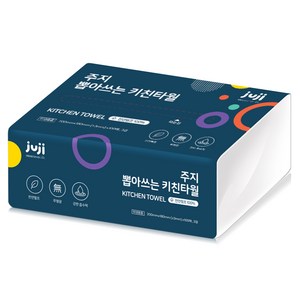 주지 뽑아쓰는 키친타올 3겹 천연펄프, 100매, 24개