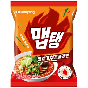 삼양 맵탱 청양고추 대파 라면 110g, 4개