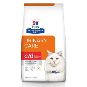 힐스 프리스크립션 다이어트 c/d 멀티케어 고양이 처방사료 cd c/d 유리너리 1.5kg, 1개, 닭