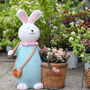 정원 꾸미기 인테리어 소품 [오디가 ODIGA], 귀여운 토끼가족2(누나)