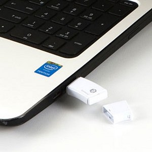 NEW 티파워유 PC 노트북 전자파차단기 블루라이트차단 - 화이트 USB타입 HPENVY6