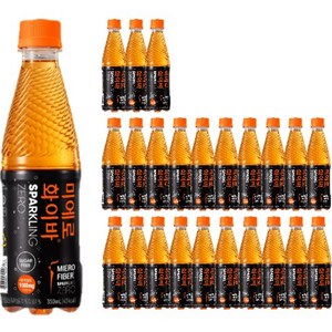 현대약품 미에로화이바 스파클링 제로 탄산음료, 350ml, 24개