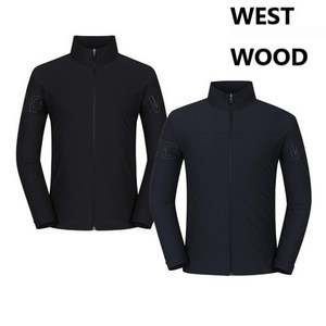 웨스트우드 WEST WOOD 봄 가을 간절기 등산 트레이닝 캠핑 등 야외활동시 간편하고 편하게 입으실 수 있는 기능성 원단을 사용한 남성 트리코트 웜업상의 WL1MSTC731