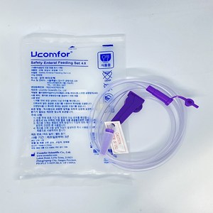 Ucomfo 유콤포 세이프티 피딩줄 피딩라인 피딩통 PVC연결줄 4.8mm, 1개