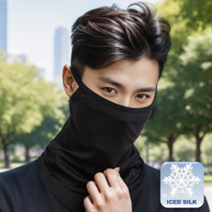 레피나도 자외선차단 쿨 스포츠 마스크 귀걸이 블랙